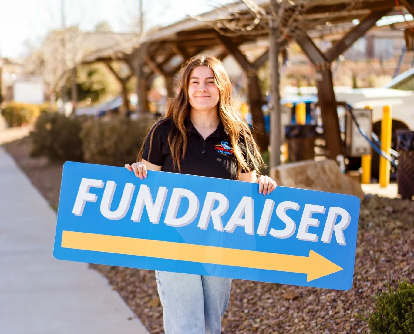 Community fundraiser event representing local mindset at Tagg-N-Go